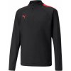 Tričko s dlhým rukávom Puma teamLIGA 1/4 Zip Top Jr 65723743 Veľkosť XXS (111-116 cm)