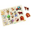 2Kids Toys drevené puzzle Farma 14 dielikov
