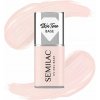 Semilac Krycí báze pod hybridní laky na nehty, poloprůhledná, třpytivá růžová, 7 ml