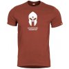 Pentagon krátke tričko Ageron Spartan Helmet, Maroon Red - XS