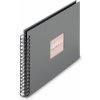 Hama Fine Art Spiral Steingrau 28x24 50 schwarze Seiten 9840