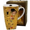 Porcelánový hrnček DUO ART GALLERY THE KISS BY GUSTAV KLIMT 600 ml