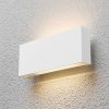 Lindby LED vonkajšie nástenné svietidlo Safira, kov, hore/dole, IP44 - 2012white