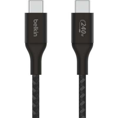 Belkin kábel Boost Charge USB-C to USB-C 2m 240W - Black CAB015bt2MBK