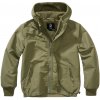 BRANDIT Detská bunda Windbreaker Frontzip Olivová Veľkosť: 170/176