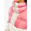 Zateplená bunda dámska Columbia Pike Lake II Cropped Jacket - chalk/pink agave/dark stone