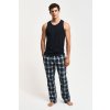 PYŽAMOVÉ NOHAVICE GANT FLANNEL PANTS NAVY