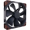 Noctua NF-A14 INDUSTRIALPPC-2000 PWM systém chladenia počítačov Počítačová skriňa Ventilátor 14 cm Čierna, Hnedá