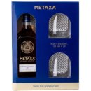 Metaxa 12* 40% 0,7 l (darčekové balenie 2 poháre)