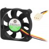 JING DA FAN Ventilátor do PC 50x10 12V 5010D12 s posúvnym guličkovým ložiskom