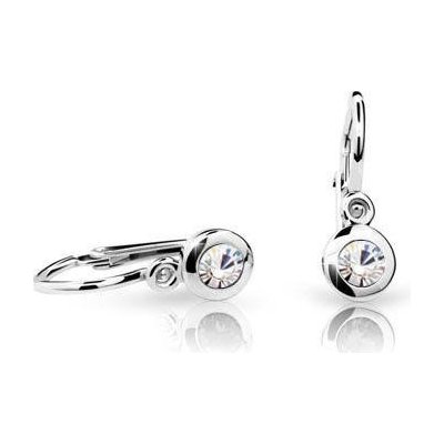 Cutie Jewellery náušnice zlaté C1537B Cz White