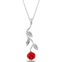 Olivie Strieborný náhrdelník ruže 2334
