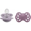 BIBS Infinity symetrické cumlíky zo silikónu 2ks - veľkosť 1 - Fossil Grey / Mauve