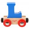 Bigjigs Rail Vagónik drevené vláčikodráhy - Písmeno L