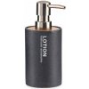 Ručný dávkovač mydla stojaci Berilo 350 ml čierny