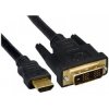 HDMI konektor - DVI konektor 10 m