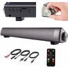 KOMPAKTNÝ BEZDRÔTOVÝ BLUETOOTH SOUNDBAR PRE AUX/RCA TELEVÍZOR