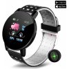 Luxria Watch 119 Plus - Šedé športové smart hodinky