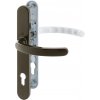 HOPPE Bezpečnostné kovanie Liverpool F8707 tmavo hnedá, kľučka - kľučka