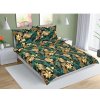 Bellatex 90/692 obliečky bavlnené Monstera zelená 140x200,70x90