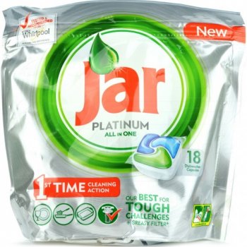 Jar platinum All in one Tablety do umývačky 18 ks od 5,07 € - Heureka.sk