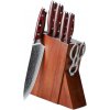 Gudaro - 7-dielna sada kuchynských nožov KENSHO v bloku z akácie GD1014 + záruka 3 roky zadarmo