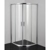 Sanotechnik Štvrťkruhový sprchovací kút Q-LINE chróm 89-90 x 89-90 x 190 cm