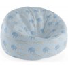 Sablio Sedací vak Cocoon Bubny a slony - 75 x 45 x 35 cm