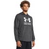 UNDER ARMOUR-UA Rival Terry Graphic Hood-GRY Šedá S
