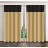 Dvojfarebné dekoračné závesy na štipce Dĺžka: 270 cm