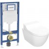 Súprava umývacia toaleta Geberit AquaClean Tuma Comfort 146.290.11.1, podomietková konštrukcia Geberit Duofix 111.320.00.6