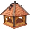 Drevené kŕmitko pre vtáky (Rozmery: 60 x 52 x 45 cm)