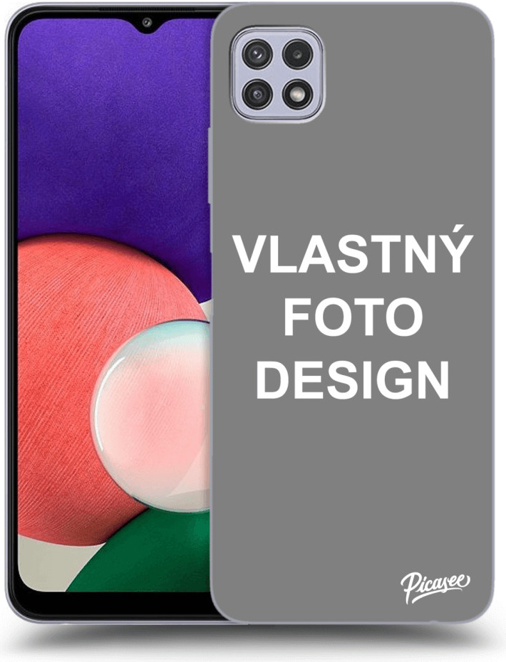 Púzdro Picasee silikónové Samsung Galaxy A22 A226B 5G - Vlastné design/motiv čiré