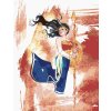 Zuty - Malovaná wonder woman, 40×50 cm, bez rámu a bez vypnutí plátna (8596530191889)