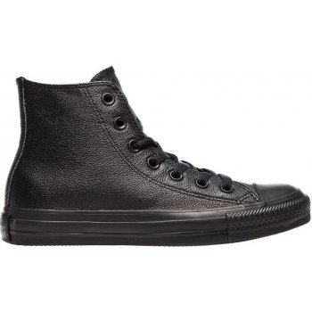 Converse Chuck Taylor All Star Leather Hi 135251 Black Monochrome