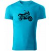 T-ričko Honda NC750 pánske tričko Farba trička: Tyrkysová, Veľkosť: XL