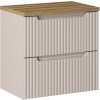 Súprava skrinka Comad Nova Cashmere NOVA CASHMERE 82-60-2S, doska Comad Nova Oak NOVA OAK A 89-60