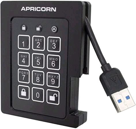 Apricorn Aegis Padlock 4TB, ASSD-3PL256-4TBF