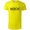 Periodická tabulka - Nasrat - Tričko z organickej bavlny - XL ( Citrónová )
