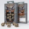 Q-Workshop Kocky Dwarven set 7ks béžovo-čierne Beige/Black