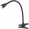 Rabalux 4195 LED svietidlo s klipom Jeff 1x4,5W | 330lm | 3000K - čierna