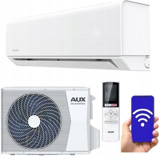 AUX C-Smart Premium White 3500 W A+++ s Wi-Fi, pre miestnosti do 35 m2