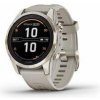 Garmin fenix 7S Pro Sapphire Solar, Soft Gold Stainless Steel, Light Sand Band 010-02776-15
