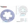 Tsuboss Brzdový kotúč (210/90/5D) - Suzuki AN400 Burgman / 11-20