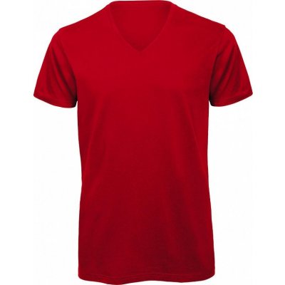 B&C Organic Inspire V Men T-Shirt červené