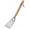 obracačka grilovacia BBQ 46cm, nerez + drevená rukoväť 385166
