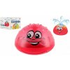 Teddies striekacia červená so svetlom 10 cm