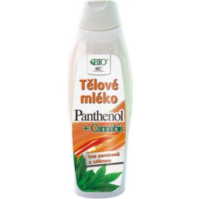 Telové mlieko panthenol + Cannabis 500ml Bione Cosmetics