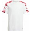 adidas Performance SQUAD 21 JSY Y Chlapčenský dres Biela Červená