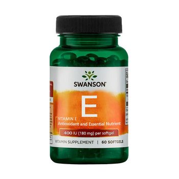 Swanson Vitamín E 400 iu 60 kapsúl